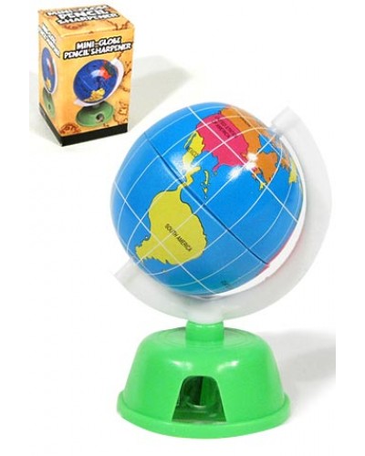 Globe Spin Earth Pencil Sharpener (Black Base, Not Pictured)