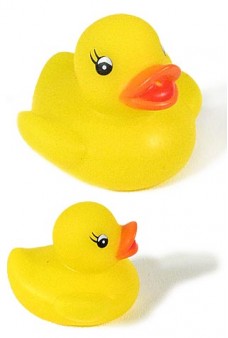 Rubber Ducky Yellow Mini Bath Toy