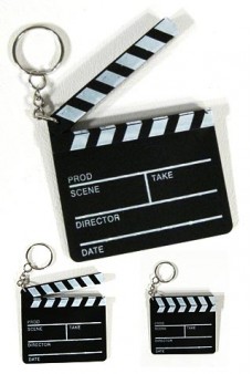 Hollywood Movie Clapboard Keychain