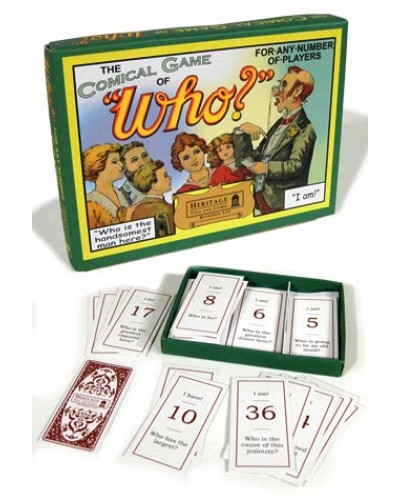 Comical Game of Who Classic UK 1900