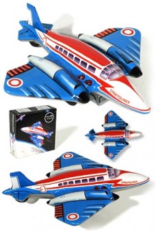 Stratoliner Space Jet Tin Toy Rare