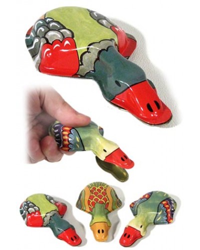 Deluxe Duck Clicker Tin Toy Noise Clicking