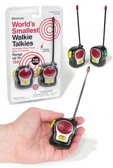 Walkie Talkies Worlds Smallest Set