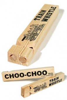 Wooden Train Whistle Choo Choo