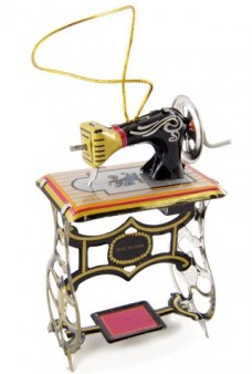 Sewing Machine Tin Toy Ornament 1850