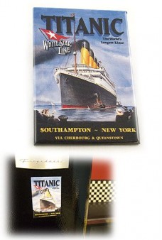Titanic Magnet Advertising Sign 1912