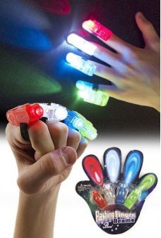 Laser Finger Beams 4 Color Lights
