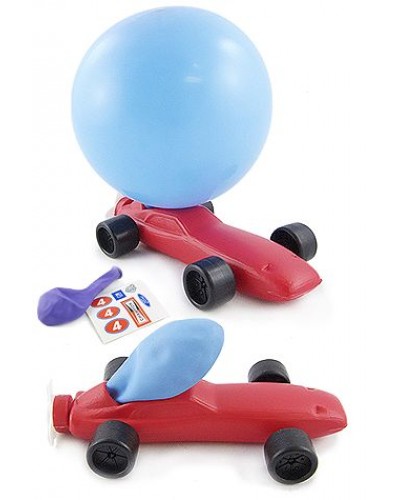 Balloon Powered Indy Race Car Red