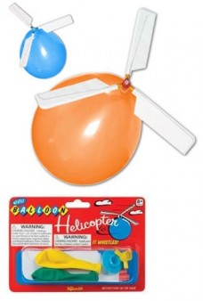 Balloon Helicopter Whistling Flyer