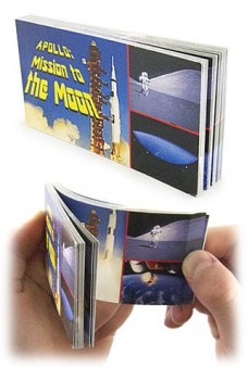 Apollo Moon Mission NASA Flip Book