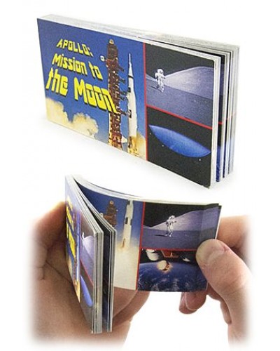 Apollo Moon Mission NASA Flip Book