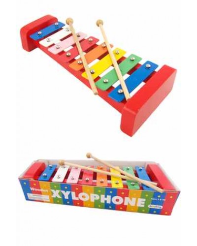 Xylophone Colorful Metal and Wood
