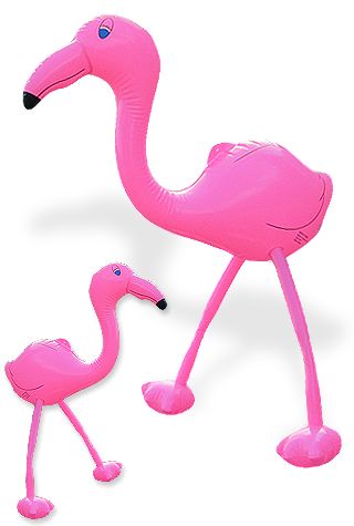 giant pink flamingo inflatable