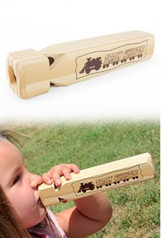Wood Train Whistle Large Deluxe