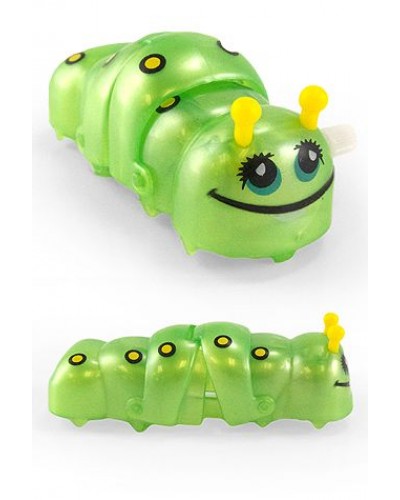 Carley Caterpillar Wind Up Wiggle Walks (Colors Vary)