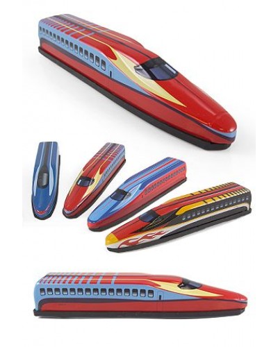 Colorful Bullet Train Friction Tin Toy (Includes One)