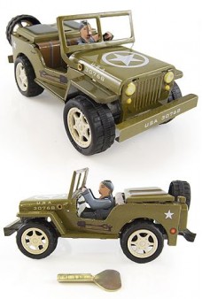 Jeep Tin Toy Wind Up Willys 1941