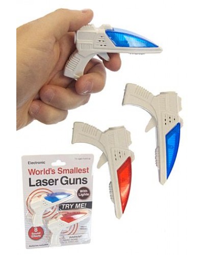 World's Smallest Laser Guns Set