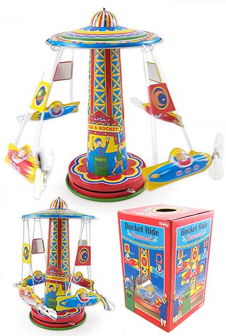 tta2925_rocket_ride_carousel_tin_toy__24491 tta2925_rocket_ride_carousel_tin_toy__24491