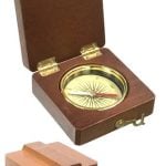 TTA3677-Compass-Golden-Wooden