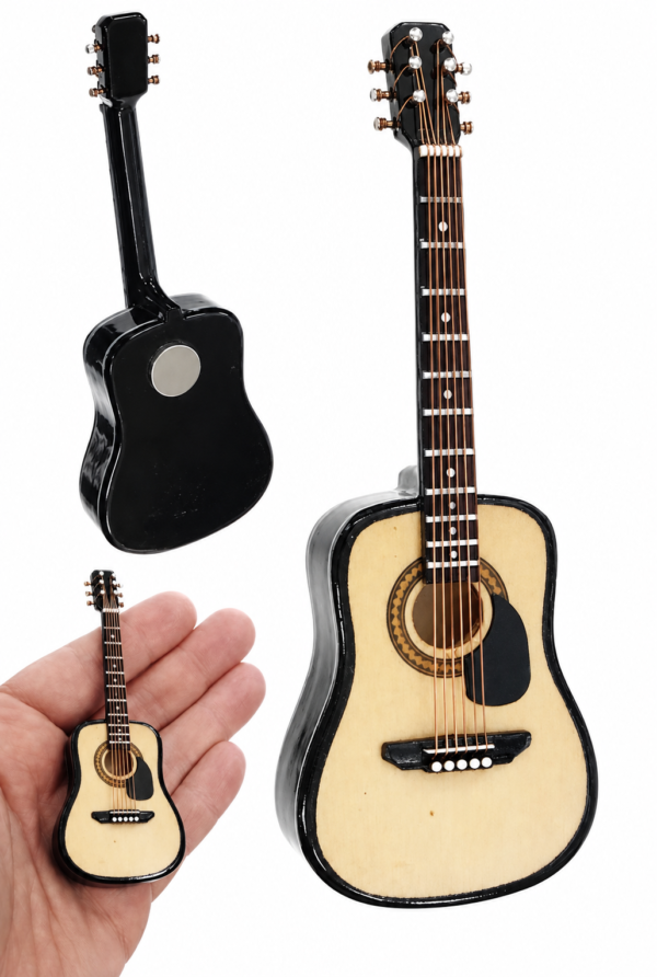 1D6600DE-65F2-42CC-8B10-70570DB781DA Classical Acoustic Wooden Guitar Magnet