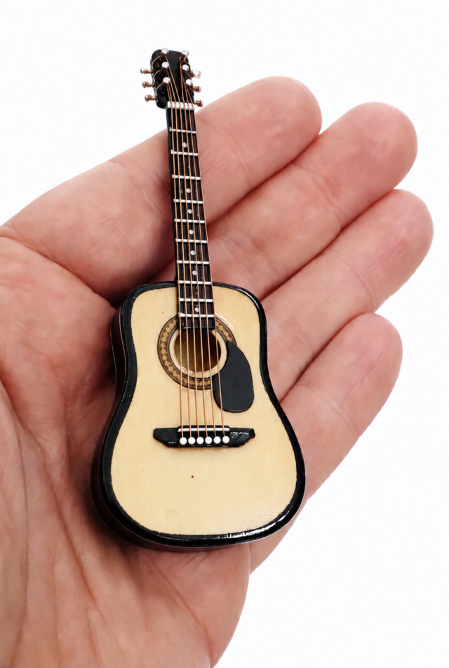 F131724C-A07B-44C1-B60F-A8B9A87123E3 Classical Acoustic Wooden Guitar Magnet