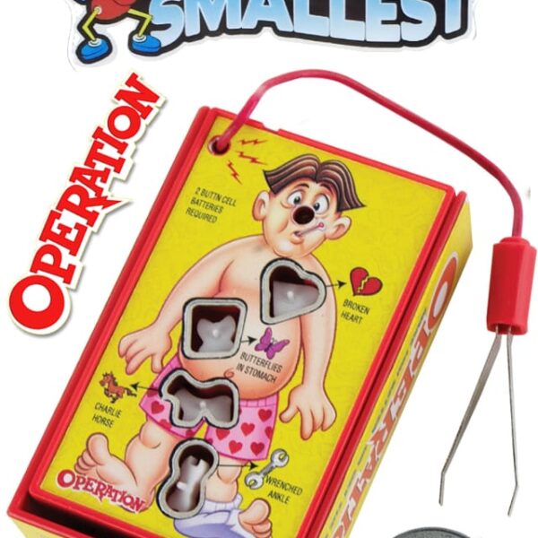 Operation Game World's Smallest Classic Funny Surgery Tin Toy Arcade