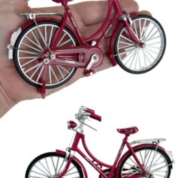 Retro Red Bicycle Metal : Girls Miniature Bike : Really Works