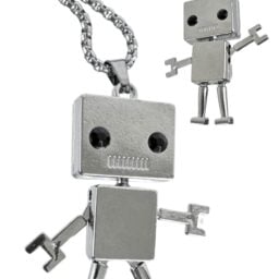 TTA6064-Silver-Robot-Necklace-01
