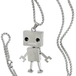 TTA6064-Silver-Robot-Necklace-03