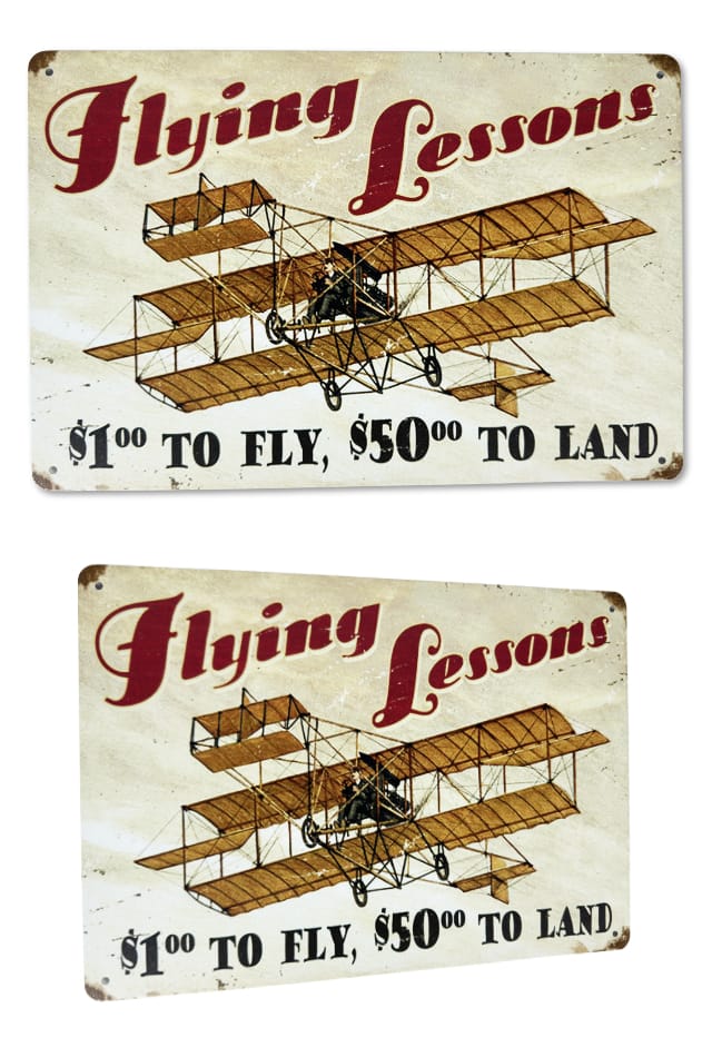 TTA6100-Flying-Lessons-Sign-01