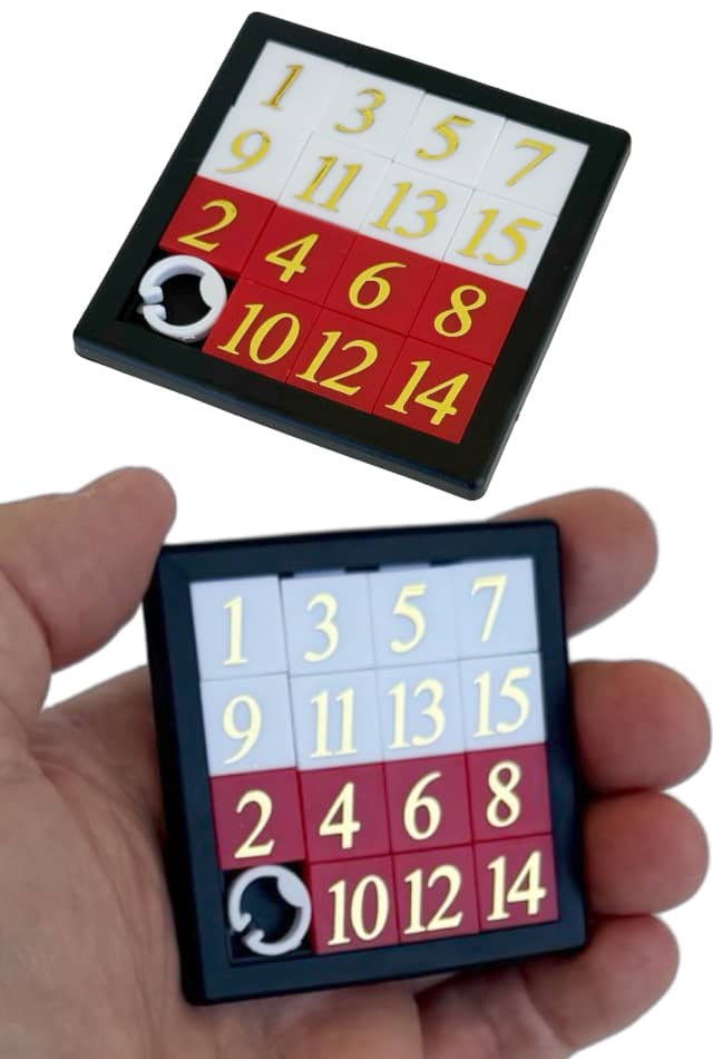 Slide Puzzle 15 Squares : Classic Retro Pocket Game