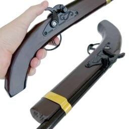 Kentucky Pistol Replica Wooden Toy Cap Gun